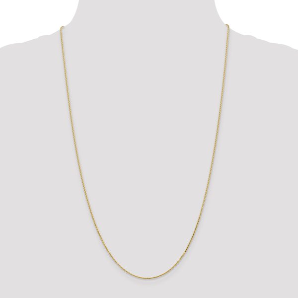 14K 1mm D/C Parisian Wheat Chain - Image 2