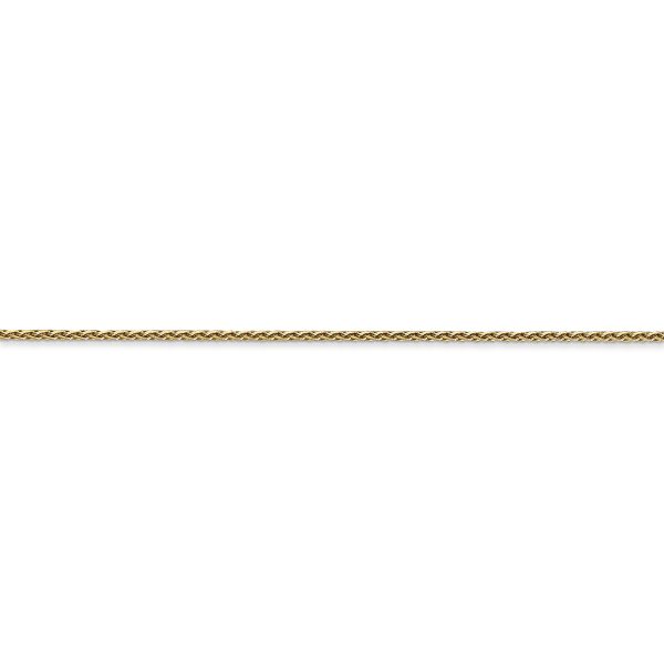 14K 1mm D/C Parisian Wheat Chain - Image 3