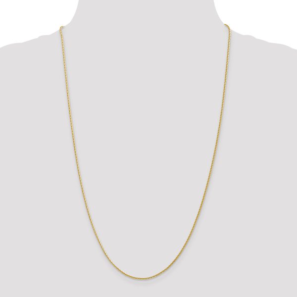 14K 1.4mm D/C Parisian Wheat Chain - Image 2