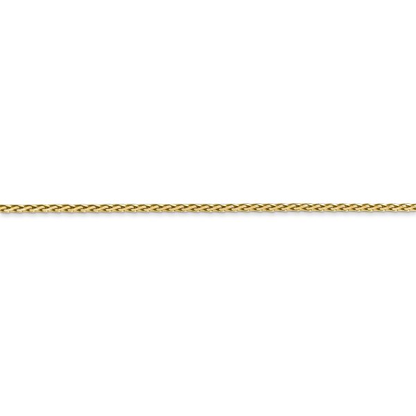 14K 1.4mm D/C Parisian Wheat Chain - Image 3