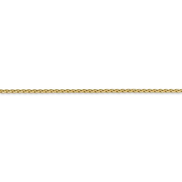 14K 1.4mm D/C Parisian Wheat Chain - Image 3