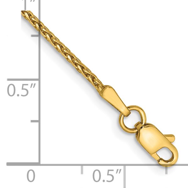 14K 1.4mm D/C Parisian Wheat Chain - Image 2