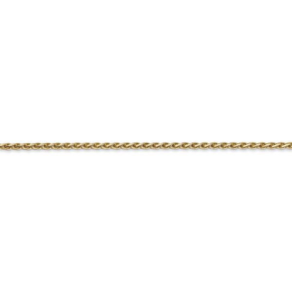 14K 1.6mm D/C Parisian Wheat Chain - Image 3