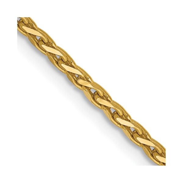 14K 1.6mm D/C Parisian Wheat Chain