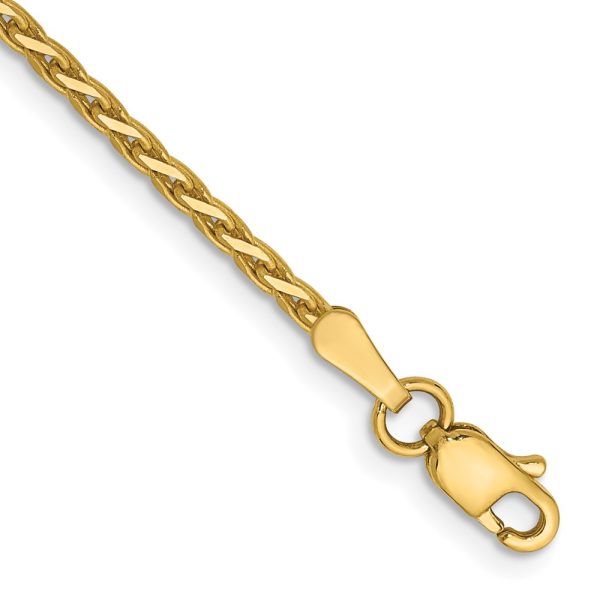 14K 1.6mm D/C Parisian Wheat Chain