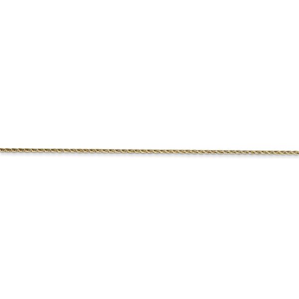 14K .7mm Round Parisian Wheat Chain - Image 2