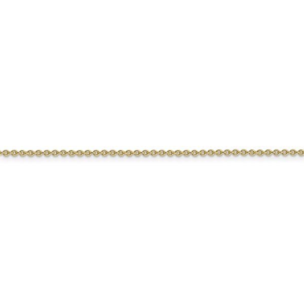 14k 1.4mm Forzantine Cable Chain - Image 2