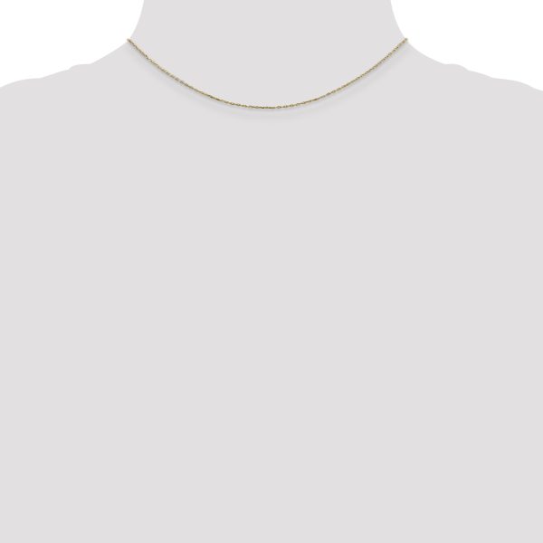 14k .8mm D/C Cable with Lobster Clasp Chain - Image 2
