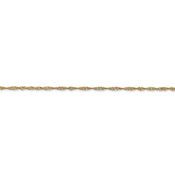 14k 1.4mm Singapore Chain - Image 2