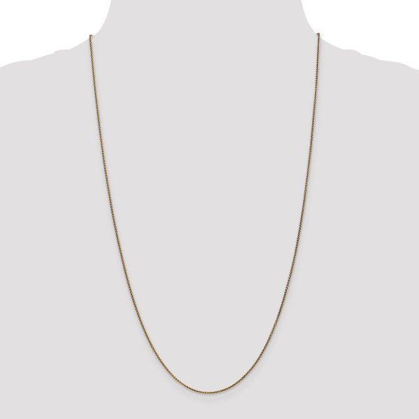 14k 1.25mm D/C Spiga Chain - Image 2