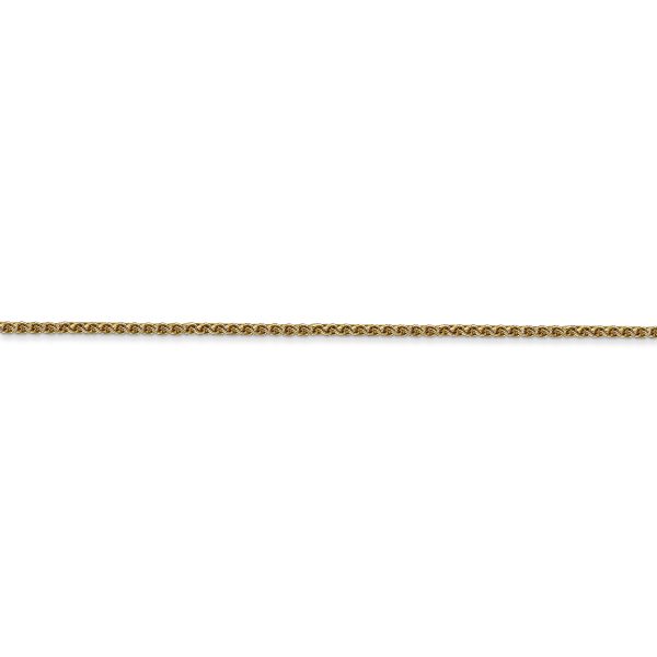 14k 1.25mm D/C Spiga Chain - Image 3