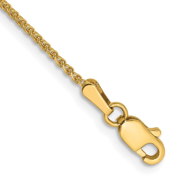 14k 1.25mm D/C Spiga Chain