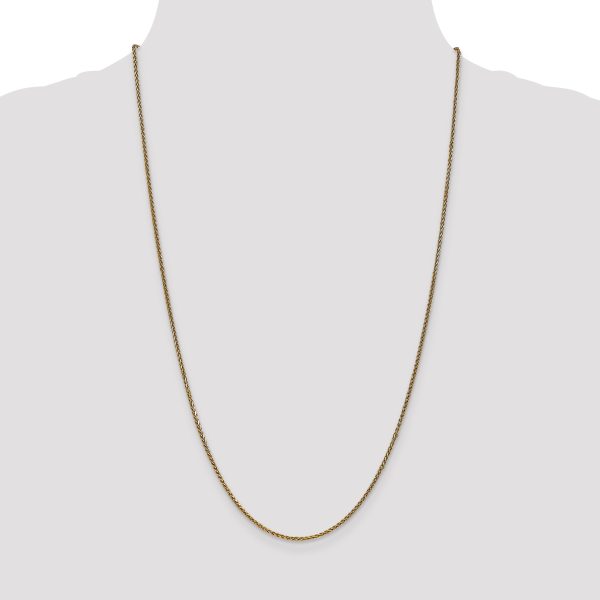 14k 1.7mm D/C Spiga Chain - Image 2