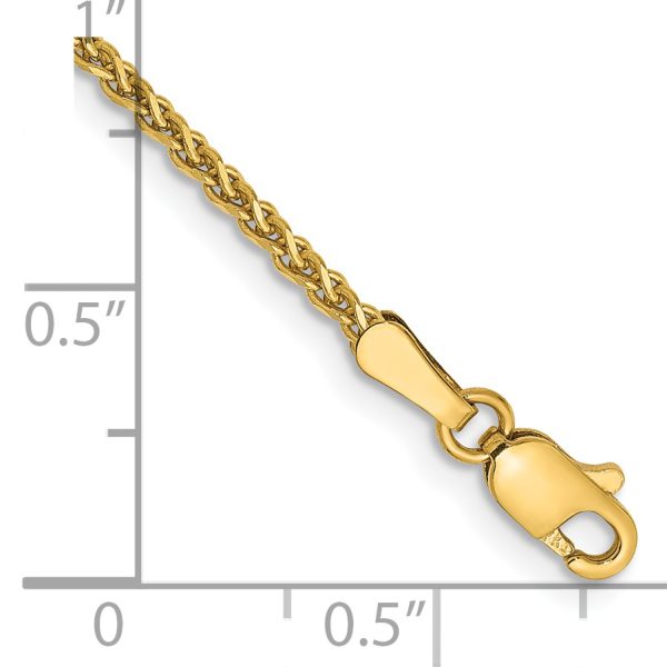 14k 1.7mm D/C Spiga Chain - Image 2