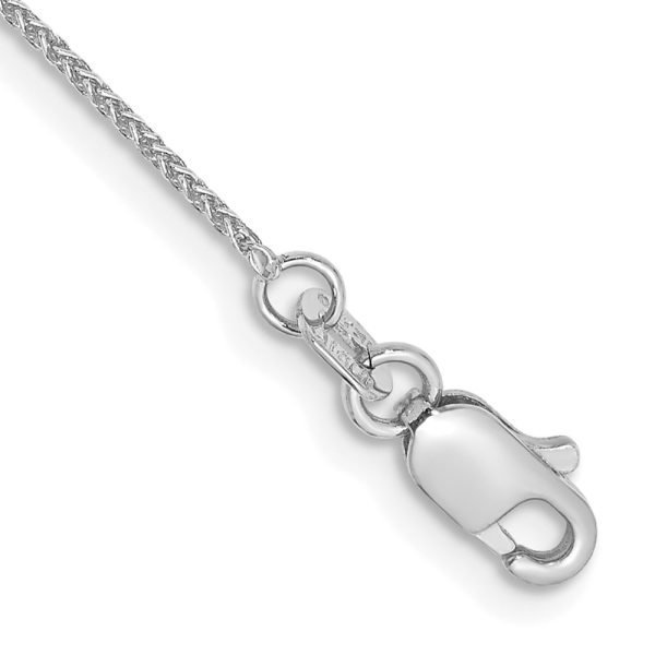 14k WG .85mm Spiga Chain Anklet