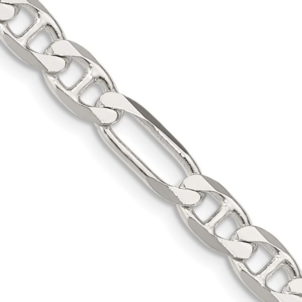 Sterling Silver 5.5mm Figaro Anchor Chain