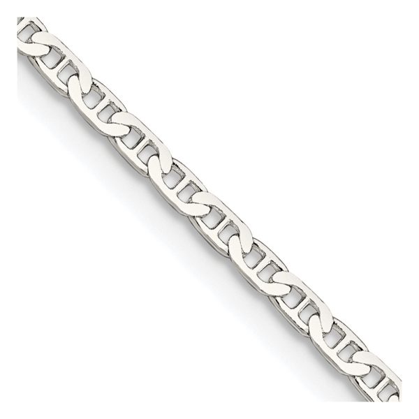 Sterling Silver 2.1mm Flat Anchor Chain