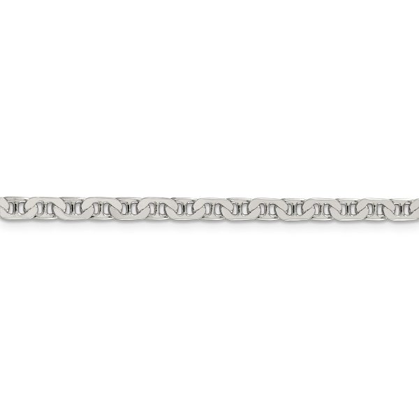 Sterling Silver 3.75mm Flat Anchor Chain - Image 2