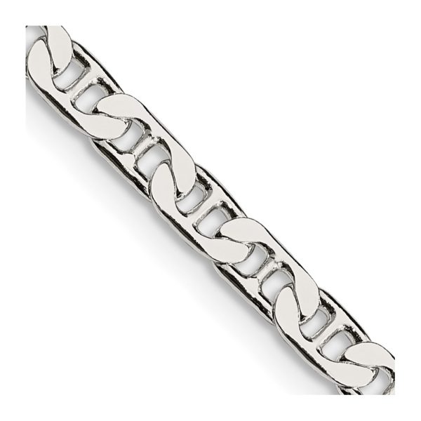 Sterling Silver 3.75mm Flat Anchor Chain