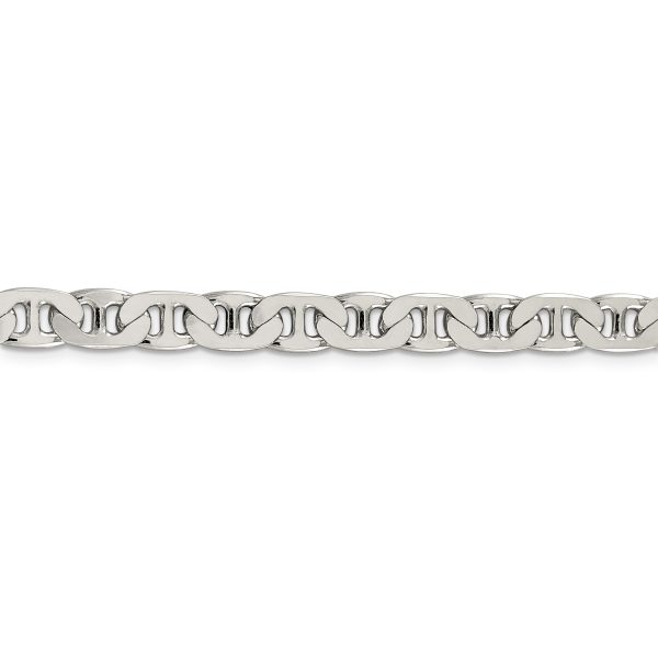 Sterling Silver 6.5mm Flat Anchor Chain - Image 2