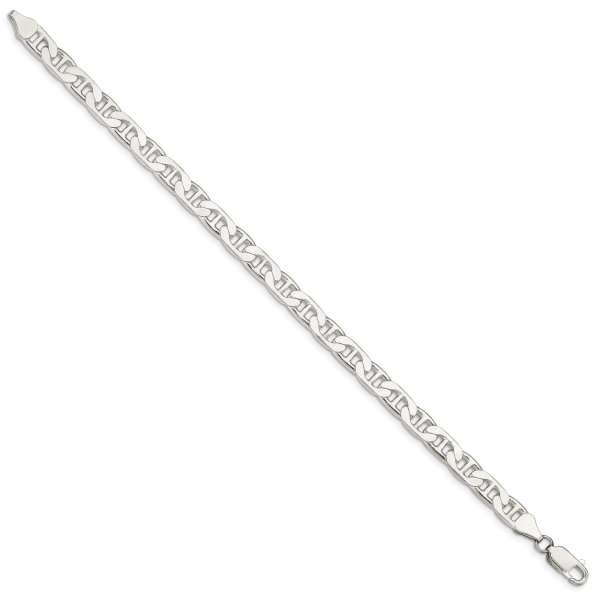 Sterling Silver 6.5mm Flat Anchor Chain - Image 2