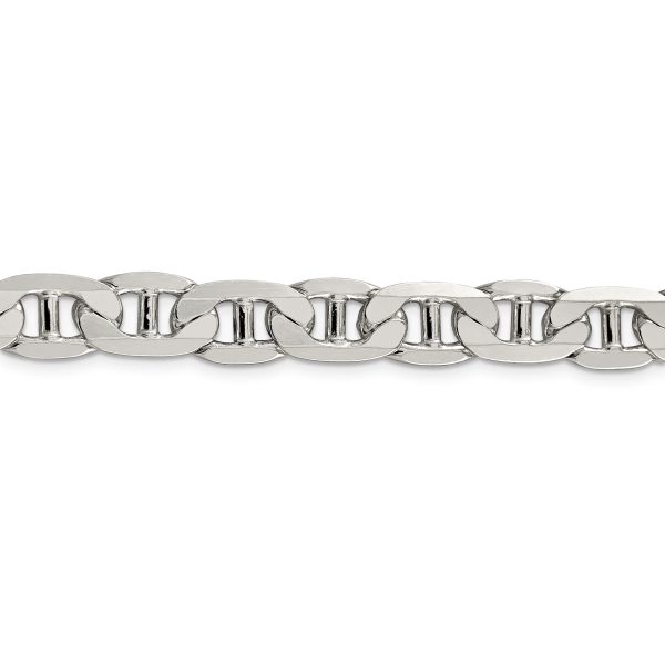 Sterling Silver 9.5mm Flat Anchor Chain - Image 2