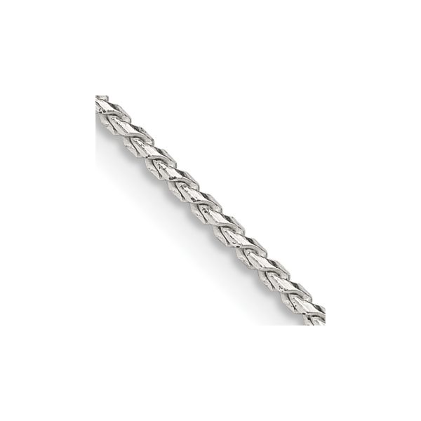 Sterling Silver .8mm 8 Sided Diamond-cut Box Chain