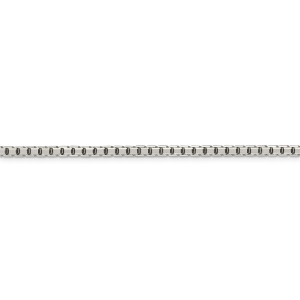 Sterling Silver 2.9mm 8 Sided Diamond-cut Box Chain - Image 2