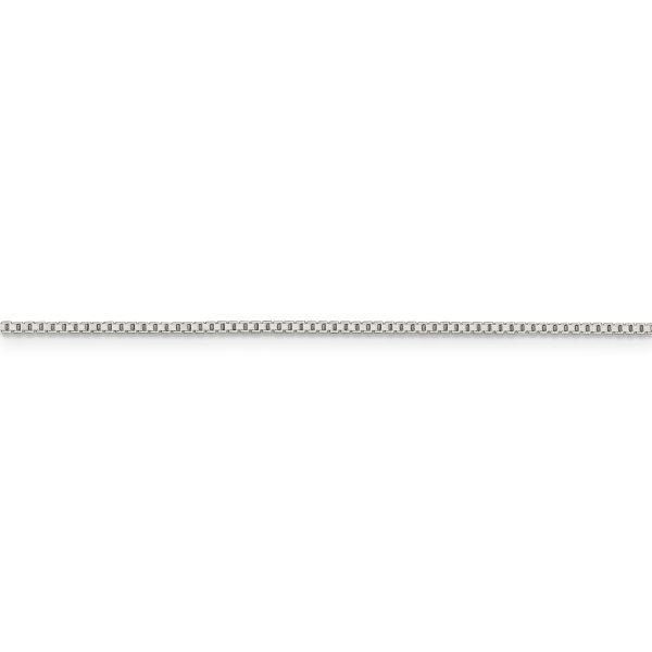 Sterling Silver 1.1mm Box Chain - Image 2