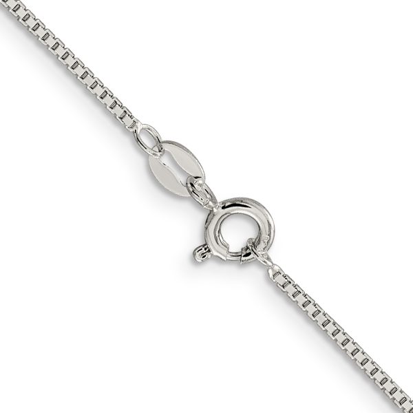 Sterling Silver 1.1mm Box Chain - Image 3