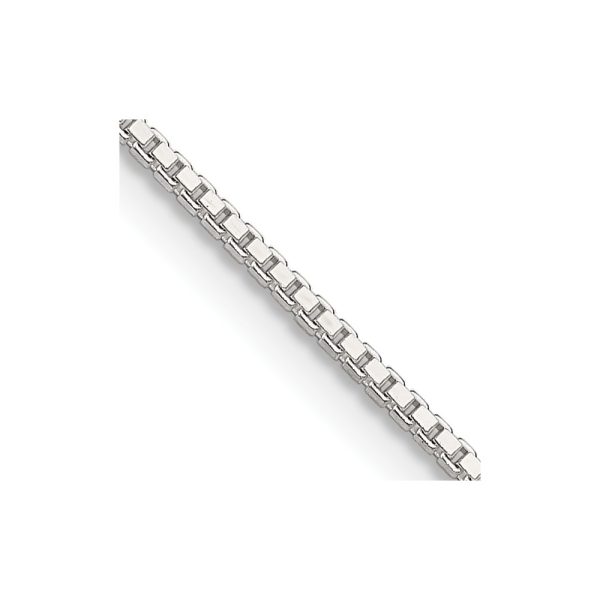 Sterling Silver 1.25mm Box Chain w/4in ext.