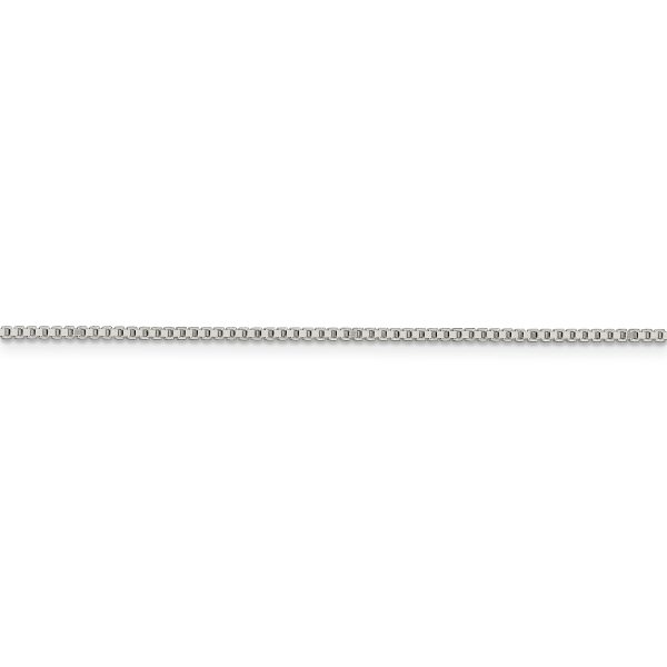 Sterling Silver 1.4mm Box Chain - Image 2