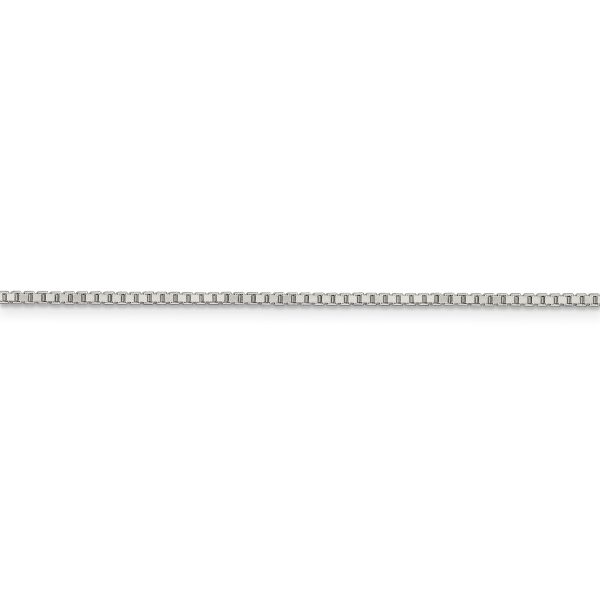 Sterling Silver 1.5mm Box Chain - Image 2