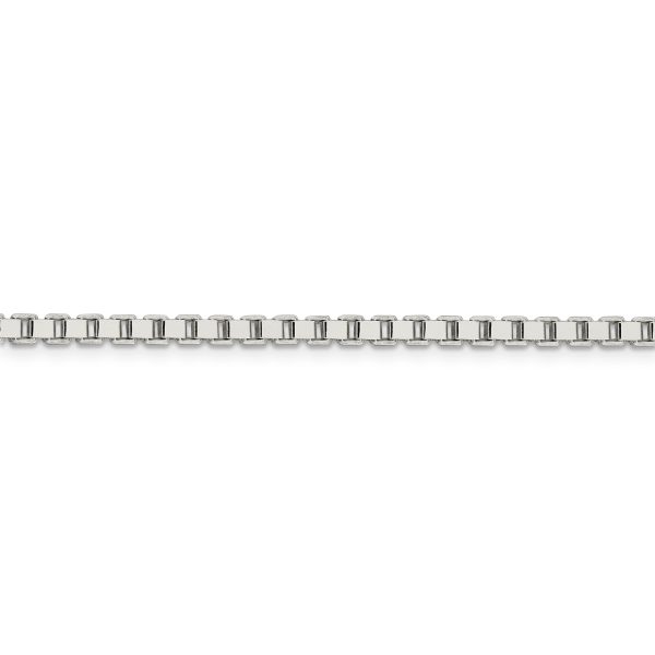 Sterling Silver 3mm Box Chain - Image 2