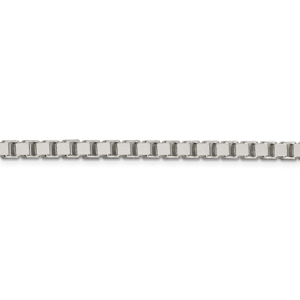 Sterling Silver 4.5mm Box Chain - Image 2