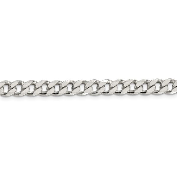 Sterling Silver 6.5mm Curb Chain - Image 2