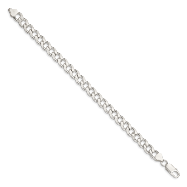 Sterling Silver 8.3mm Curb Chain - Image 2