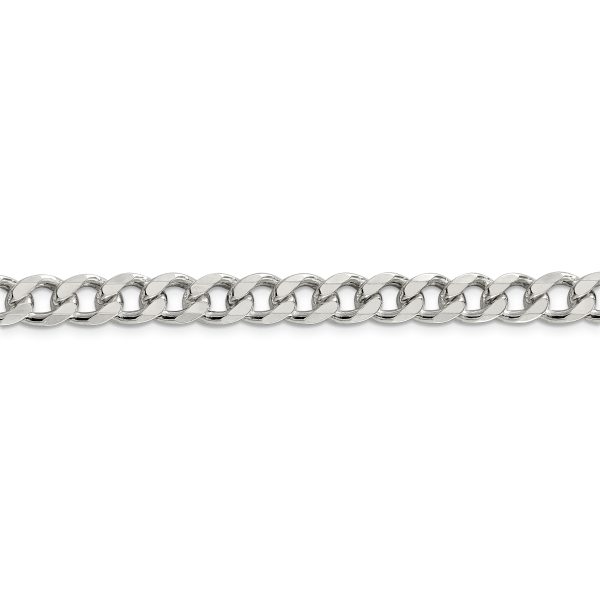 Sterling Silver 8.3mm Pav? Curb Chain - Image 2