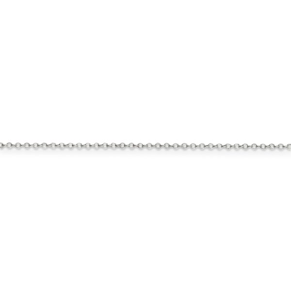 Sterling Silver 1mm Cable Chain - Image 2