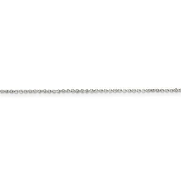 Sterling Silver 1mm Cable Chain - Image 2