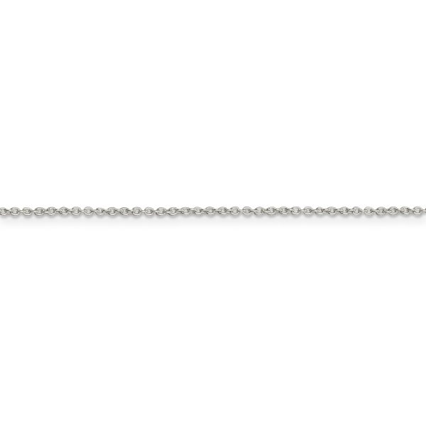 Sterling Silver 1.25mm Cable Chain - Image 2