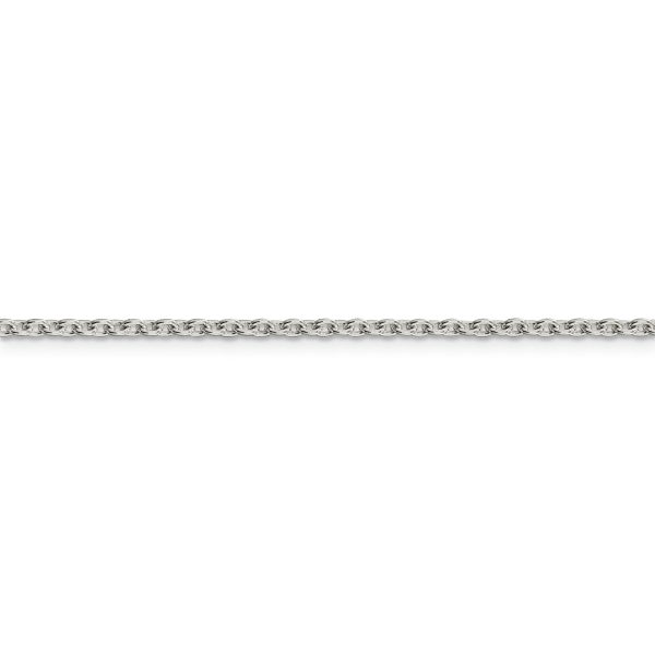 Sterling Silver 2.25mm Cable Chain - Image 2