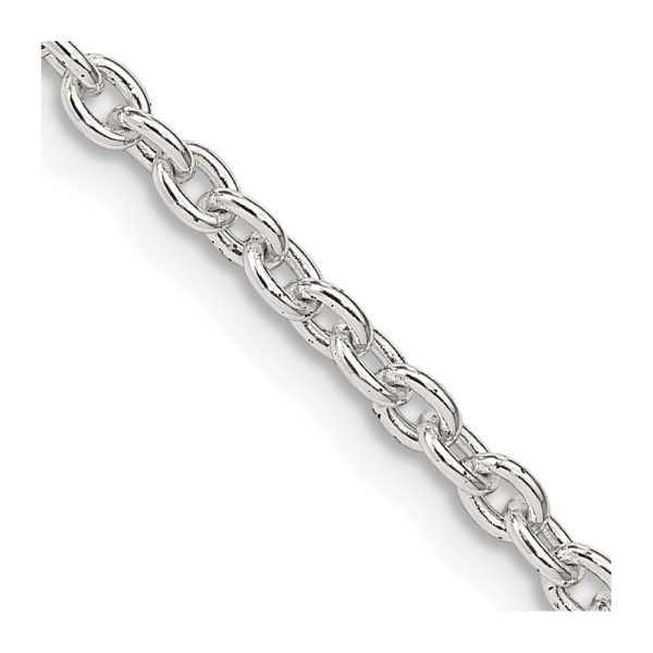 Sterling Silver 2.75mm Cable Chain