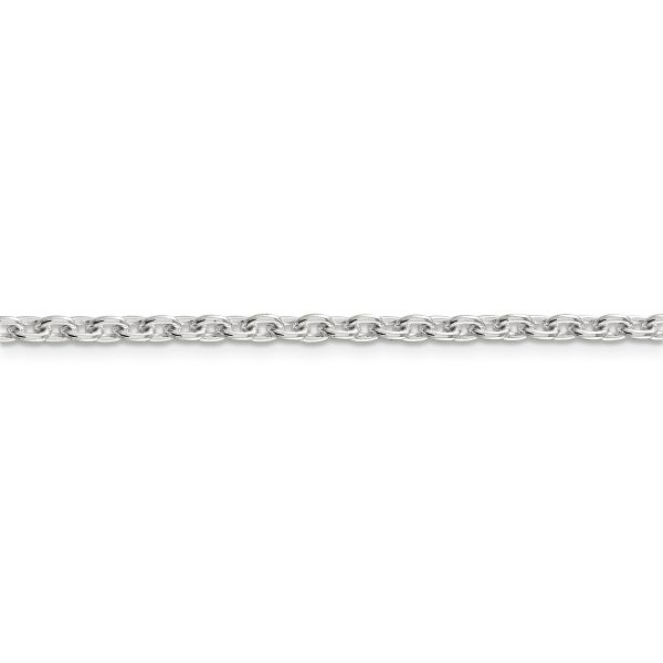 Sterling Silver 3.5mm Cable Chain - Image 2