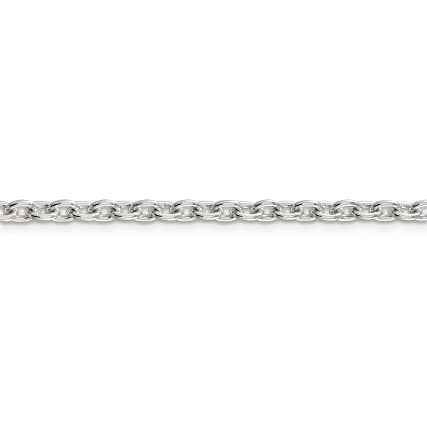 Sterling Silver 4.5mm Cable Chain - Image 2