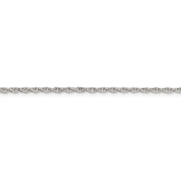 Sterling Silver 2mm Loose Rope Chain - Image 2