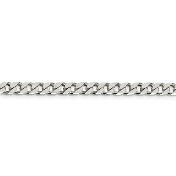 Sterling Silver Polished 5mm Curb Chain - Image 2