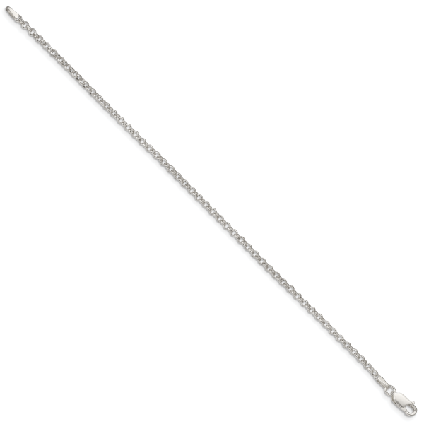 Sterling Silver 2.8mm Rolo Chain - Image 2