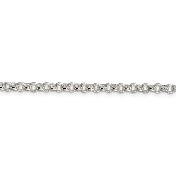 Sterling Silver 4mm Rolo Chain - Image 2