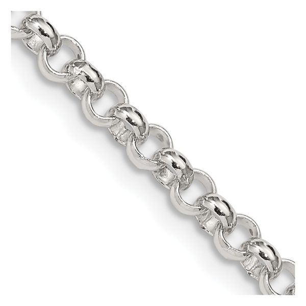 Sterling Silver 4mm Rolo Chain